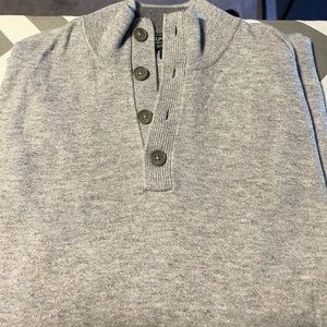 Express 3 Button Merino Wool Blend Sweater